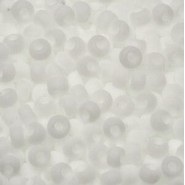 Miyuki rocailles kralen 8/0 - Opaque matte white 8-402F