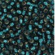 Miyuki seed beads 8/0 - Silverlined dark teal 8-30