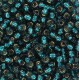 Miyuki rocailles Perlen 8/0 - Silverlined dark teal 8-30