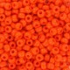 Miyuki seed beads 8/0 - Opaque orange 8-406