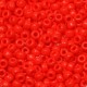 Miyuki seed beads 8/0 - Opaque vermilion red 8-407