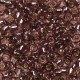 Miyuki seed beads 8/0 - Silverlined smoky amethyst 8-12