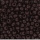 Miyuki seed beads 8/0 - Opaque chocolate 8-409