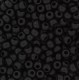 Miyuki seed beads 8/0 - Opaque matte black 8-401F