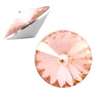 Rivoli 1122 - 12 mm point back rhinestone Light peach orange