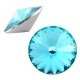 Rivoli 1122 - 12 mm point back rhinestone Aqua blue