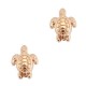 DQ metal bead Turtle Rose gold