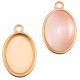 DQ metaal Hanger / Setting Ø10x13mm Rosé goud