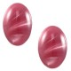 Polaris cabochon Look oval 10x13mm Rumba red