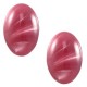 Polaris cabochon Look ovaal 10x13mm Rumba red