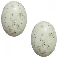 Cabochon Polaris Polarino oval 10x13mm Silver shade