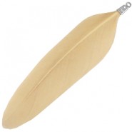 Feather ± 8cm Light beige