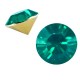 Basic Kegelstein SS29 Emerald green opal