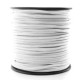 Faux Leather Suede cord 3mm - White