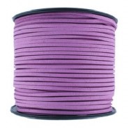 Faux Leather Suede cord 3mm - Cyclamen rose