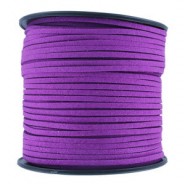 Imi Suede koord 3mm - Fuchsia purple