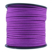 Imitat Wildlederschnur 3mm - Fuchsia purple