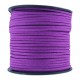 Faux Leather Suede cord 3mm - Fuchsia purple