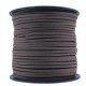 Faux Leather Suede cord 3mm - Hazel brown