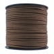 Imi Suede koord 3mm - Rust brown