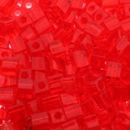 Miyuki square - cubes 4mm - Red orange 140 