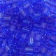 Miyuki square - cubes 4mm - Transparant sapphire 150