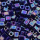 Miyuki square - cubes 4mm - Opaque cobalt ab SB-414R