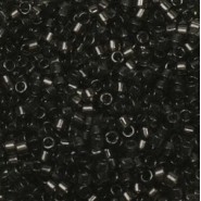 Miyuki delica beads 11/0 - Transparant dyed charcoal DB-1319