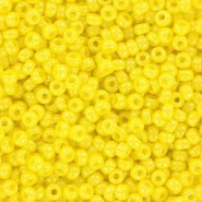 Miyuki seed beads 11/0 -  Opaque luster yellow 11-422