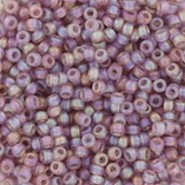 Miyuki seed beads 11/0 - Transparant matte ab smoky amethyst 11-142FR