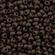 Miyuki seed beads 6/0 - Opaque matte chocolate 6-409F