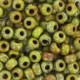 Miyuki seed beads 6/0 - Opaque picasso chartreuse 6-4515