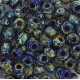 Miyuki seed beads 6/0 - Opaque picasso cobalt 6-4518