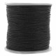 Macramé draad 1mm - Zwart