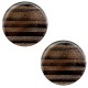 Polaris cabochon 12mm Sparkle dust Dark brown