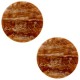 Polaris cabochon 12mm Sparkle dust Light chocolate brown