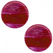 Polaris cabochon 7mm Sparkle dust Violet purple