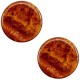 Polaris cabochon 7mm Stardust Topaz bruin