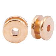 DQ metal bead Bobbin Rosegold