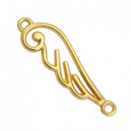 DQ metal connector charm Wing Gold