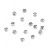 DQ metal Crimp beads 3.0mm Antique silver