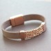 DQ metal end cap (Ø5x2mm) with 2 stringing holes Rosegold