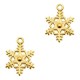 DQ metal charm Snowflake Gold