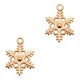 DQ metal charm Snowflake Rosegold