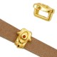 DQ metal slider Hamsa Hand Ø 5x2mm Gold