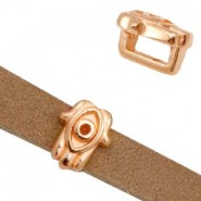 DQ metal slider Hamsa Hand Ø 5x2mm Rosegold