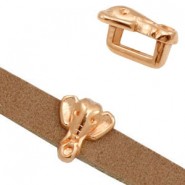 DQ metal slider Elephant head Ø 5x2mm Rosegold