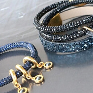 Nieuw 8 December - Imi leer met glitters & imi suède met strass  