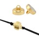 DQ Metal magnetic clasp 12x9mm Gold