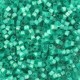 Miyuki delica kralen 11/0 - Silk satin dyed aqua green DB-1813